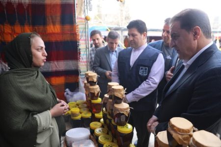 آیین بازگشایی نمایشگاه صنایع دستی و نوروزگاه استان با حضور دکتر کرمی استاندار ایلام