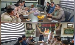 دیدار مدیرکل امور عشایر استان ایلام با فرمانده مرزبانی استان ایلام
