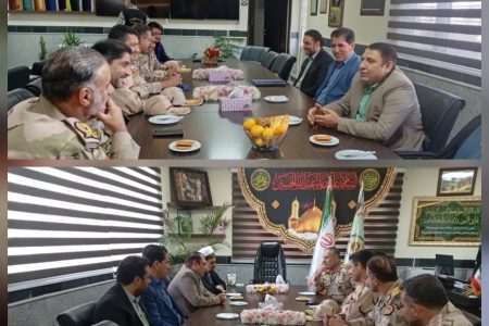 دیدار مدیرکل امور عشایر استان ایلام با فرمانده مرزبانی استان ایلام