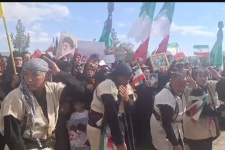 خروش غیرت ایل شوهان در سوگ امام شهید آیت سید علی خامنه ای