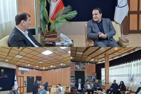 برومندی در دیدار با استاندار ایلام از کاهش ۸۰ درصدی آتش‌سوزی‌ها و حمایت‌های استاندار از بخش کشاورزی تقدیر کرد